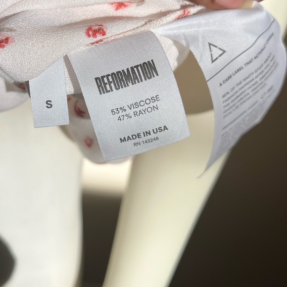 Reformation Floral Spaghetti Strap Cami size Small - Picture 6 of 7